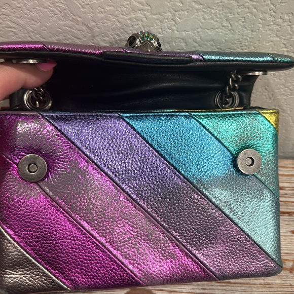 Kurt Geiger Rainbow Metallic Crossbody Bag - Picture 9 of 9